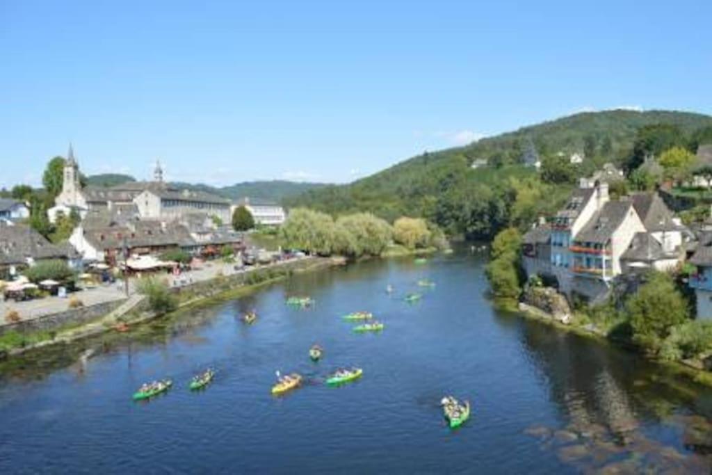 Maison En Pierre Sur Les Quais De La Dordogne Argentat Kültér fotó
